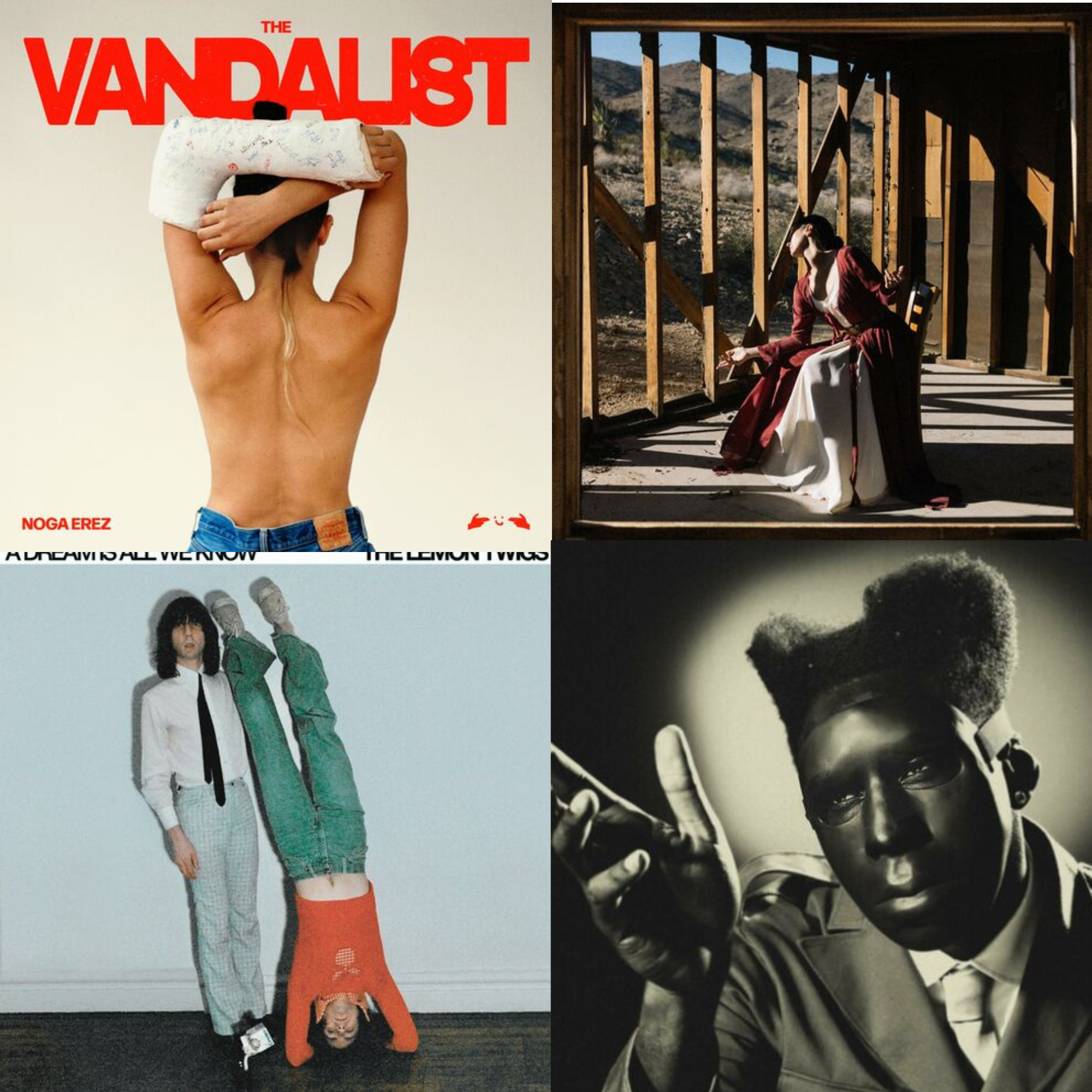 4 pochettes des meilleurs albums 2024